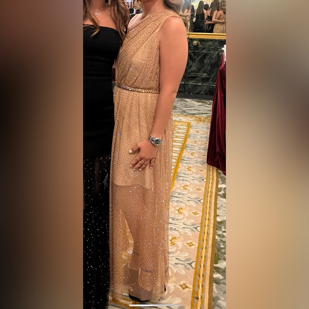 Self portrait rhinestone gown
